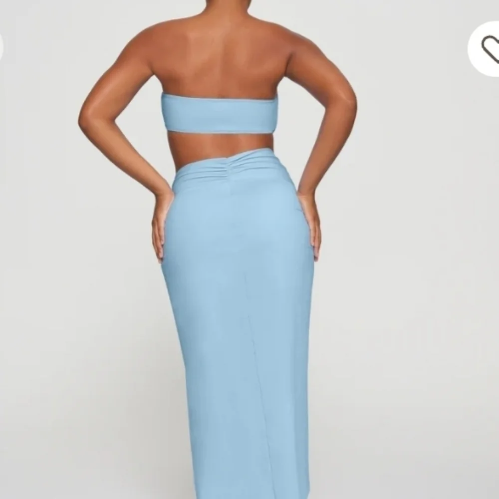 Skims Sorang turquoise cover up